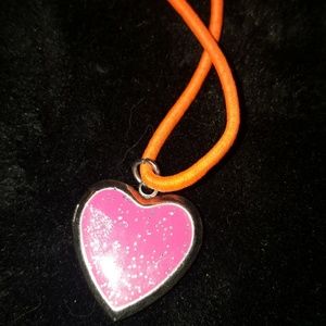 ADJUSTS 9.5" TO 11" HEART NECKLACE